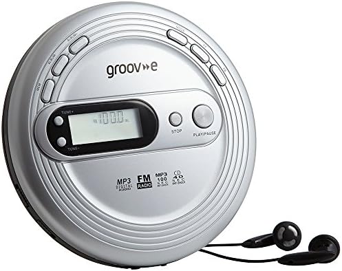 MP3 Çalma ve Radyo ile Groove Kişisel CD Çalar-Gümüş